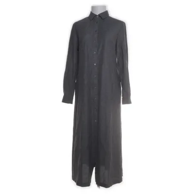 Skjortklänning (Grå) från Massimo Dutti Nylon, Viskos
