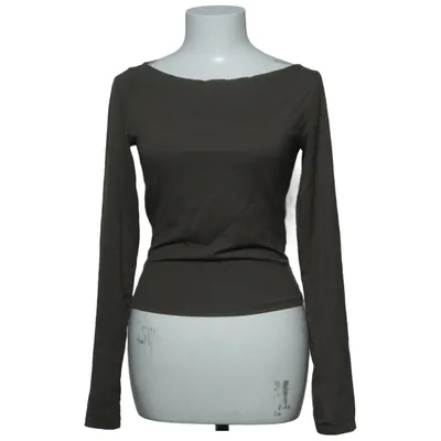 Långärmad t-shirt (Brun) från Reformation Elastan, Tencel