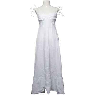 Maxikleid (Weiß) von My Look Baumwolle, Elasthan
