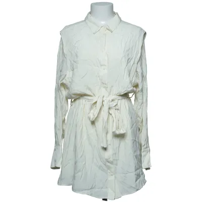 Skjortklänning (Beige) från Dilvin Basic Lyocell, Polyester, Viskos, Ull
