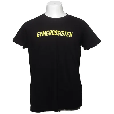 T-shirt (Sort, Gul) fra Gymgrossisten