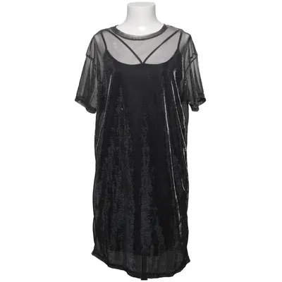Jurk (Zwart) van FB Sister Katoen, Metallvezel, Polyester