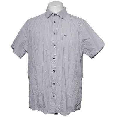 Chemise à manches courtes (Blanc, Bleu) de Park Lane Coton