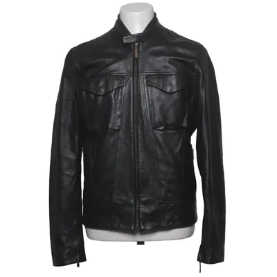 Läderjacka (Svart) från Levi Strauss & Co Skinn, Polyester