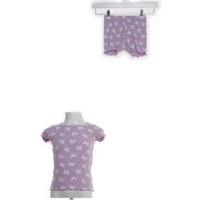 Set (Lila, Wit) van Topolino Katoen, Elastaan