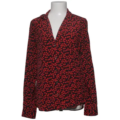 Blouse (Zwart, Rood) van Equipment Femme Zijde