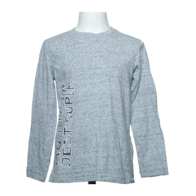 T-shirt à manches longues (Gris) de Endo Coton, Polyester
