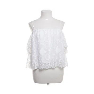 Crop top (Wit) van Abercrombie & Fitch Katoen, Nylon, Viscose