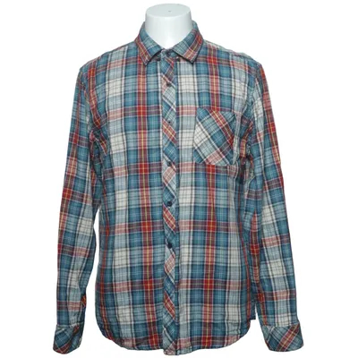 Flannel skjorte (Blå, Rød, Flerfarvet) fra Denim Day Bomuld