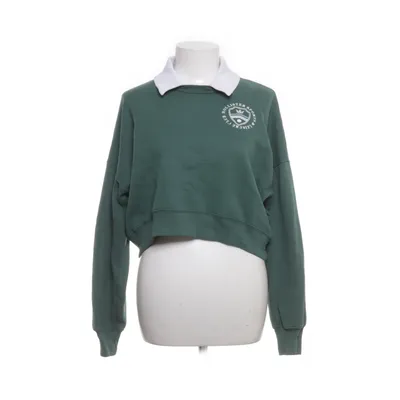Collegetröja (Grön, Vit) från Hollister California Bomull, Polyester