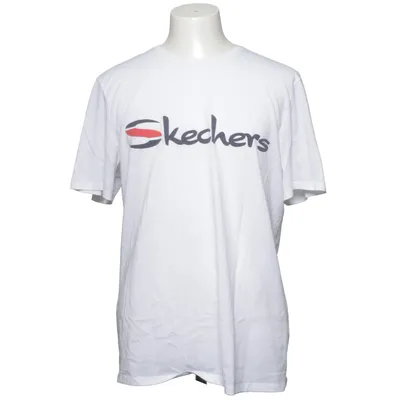 T-shirt (White) from Skechers Cotton, Polyester
