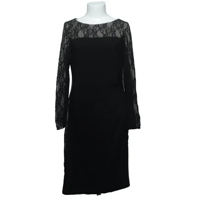 Dress (Black, Beige) from Chaps Elastane, Polyamide, Polyester