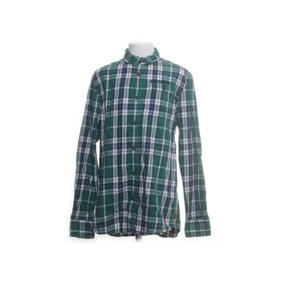 Denim blouse (Wit, Groen, Blauw) van H&M Katoen, Suède