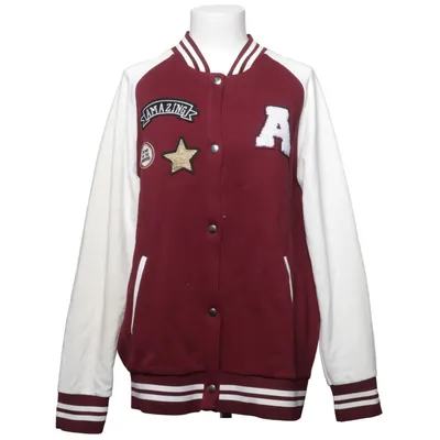 Collegejacka (Röd, Vit) från Mango Casual Bomull, Elastan, Polyester