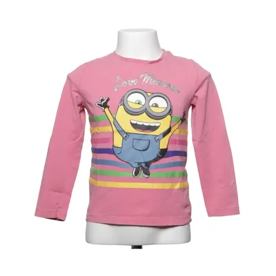 Långärmad t-shirt (Rosa, Flerfärgad) från Minions Bomull, Elastan