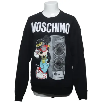 Collegetröja (Svart, Röd, Vit, Grå) från H&M x Moschino Bomull
