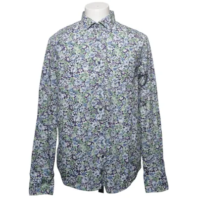 Shirt (Blue, Green, White) from Finest Shirtmaker Cotton
