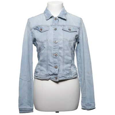 Denim jacket (Blue) from Bershka Denim Collection Cotton, Elastane