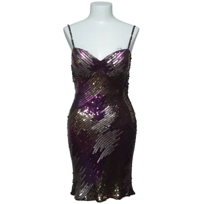 Cocktailklänning (Lila, Guldfärgad) från Scala Polyester, Silke