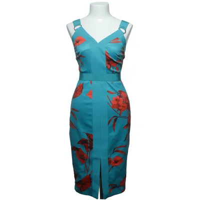 Dress (Blue, Red) from Ted Baker Elastane, Polyester