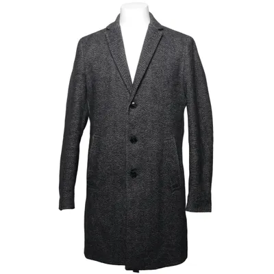 Frakke (Grå) fra Premium by Jack & Jones Polyester, Uld