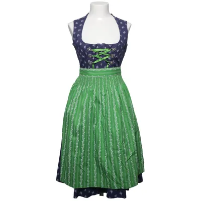Dirndl (Vert, Bleu, Blanc, Multicolore) de Almsach Coton