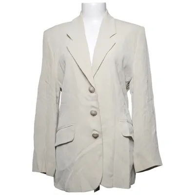 Blazer (Beige) von Jennifer Collection Acetat, Viskose