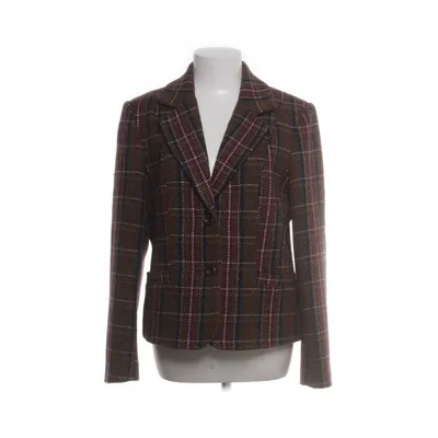 Blazer (Brun, Flerfarvet) fra Cappuccini Polyester, Uld