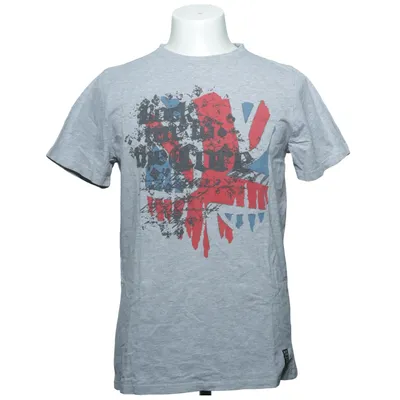 T-shirt (Grå, Flerfärgad) från Blue Tribe Bomull, Viskos