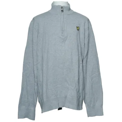 Trui (Grijs) van Lyle & Scott Junior Katoen, Merinowol