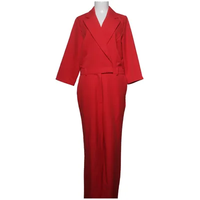 Buksedragt (Rød) fra Bonprix Collection Elastan, Polyester