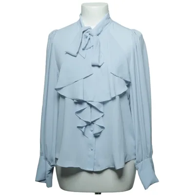Strikblouse (Blauw) van Zara Polyester