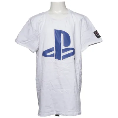 T-shirt (White, Blue) from Playstation Cotton