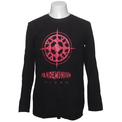 Long sleeve T-shirt (Black, Red) from Gildan Activewear Cotton