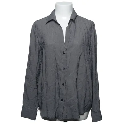 Skjorte (Grå, Hvid) fra Massimo Dutti Bomuld, Elastan, Silke