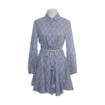 Shirt dress (White, Blue) from Shein Polyester