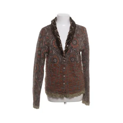 Cardigan (Bruin, Meerkleurig) van Eva & Claudi Acryl, Polyamide, Wol