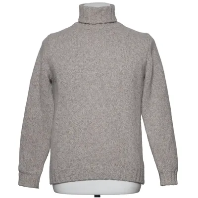 Rollkragenpullover (Grau) von Brooks Brothers Merinowolle