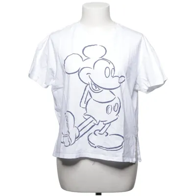T-shirt (Vit, Blå) från Mickey Mouse Bomull