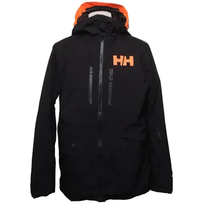 Skijakke (Sort, Orange) fra Helly Hansen Polyurethan, Genanvendt polyester