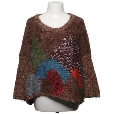 Sweater (Brown, Multicolored) from Maia Hemera Acrylic, Mohair, Polyamide, Polyester