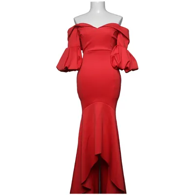 Evening gown (Red) from ASOS Design