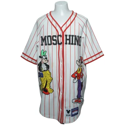 Maillot de baseball (Blanc, Rouge, Multicolore) de H&M x Moschino Coton, Polyester