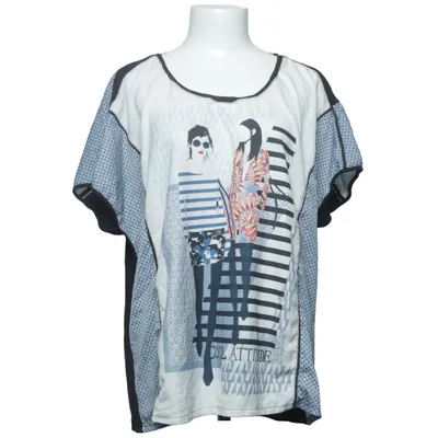 Top (Blue, White, Black) from Barbara Lebek