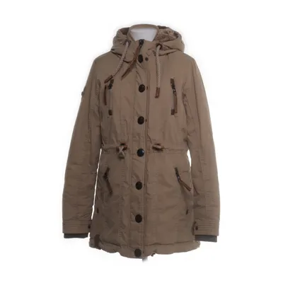 Parkas (Beige) från Naketano Akryl, Bomull, Polyamid, Polyester, Pälsimitation
