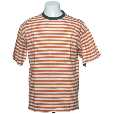 T-shirt (Orange, Hvid) fra Reunion Bomuld