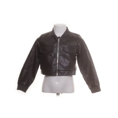 Leren jack (Bruin) van Shein Polyester, Leer