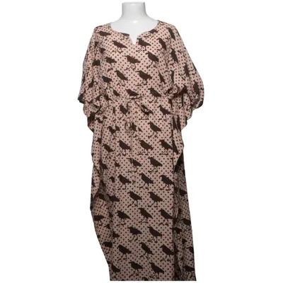 Långklänning (Beige, Röd, Svart) från Afroart Bomull