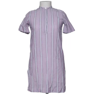 Robe chemise (Violet, Blanc, Bleu) de Maan Coton, Viscose