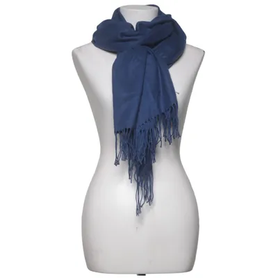 Halstørklæde (Blå) fra ICA Polyester, Viscose